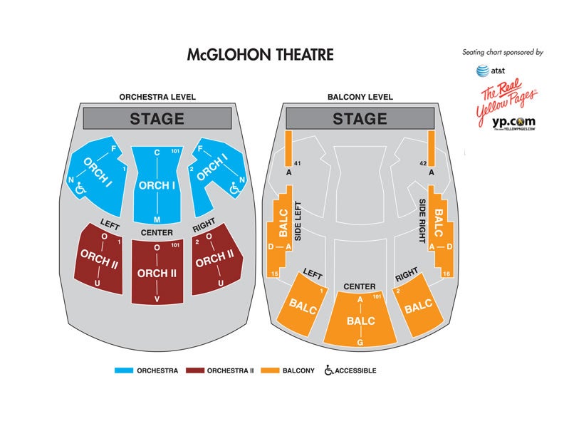 Roanoke Performing Arts Theatre Seating Chart